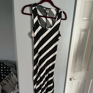Long Striped Maxi Dress